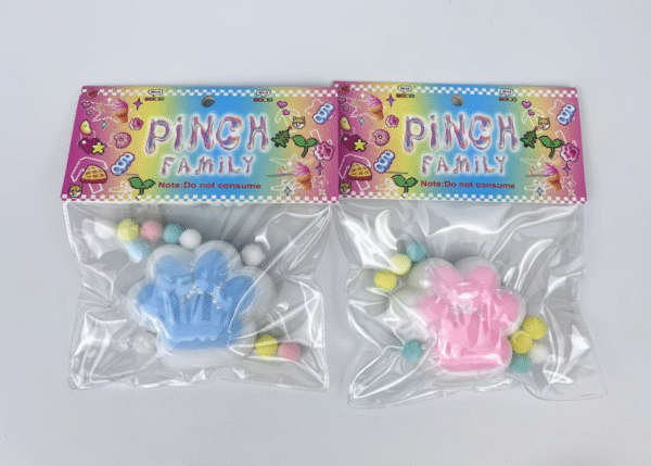 Blue-Pink Cream Paw